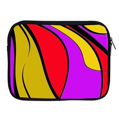 Colorful Lines Apple Ipad 2/3/4 Zipper Cases by Valentinaart