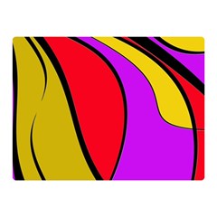 Colorful Lines Double Sided Flano Blanket (mini)  by Valentinaart