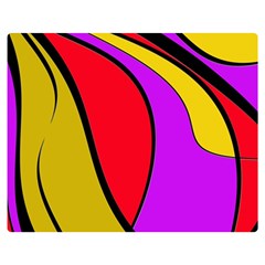 Colorful Lines Double Sided Flano Blanket (medium)  by Valentinaart