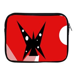 Black Butterfly  Apple Ipad 2/3/4 Zipper Cases by Valentinaart