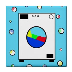 Washing Machine  Tile Coasters by Valentinaart