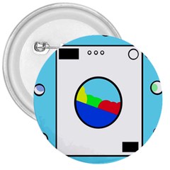 Washing Machine  3  Buttons by Valentinaart