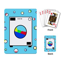 Washing Machine  Playing Card by Valentinaart