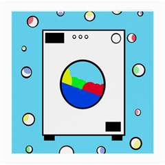 Washing Machine  Medium Glasses Cloth (2-side) by Valentinaart