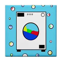 Washing Machine  Face Towel by Valentinaart