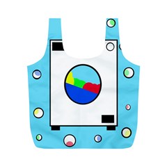 Washing Machine  Full Print Recycle Bags (m)  by Valentinaart