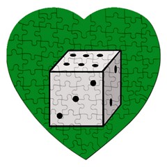 Dice  Jigsaw Puzzle (heart) by Valentinaart