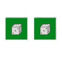 Dice  Cufflinks (square) by Valentinaart