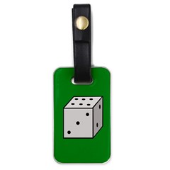 Dice  Luggage Tags (one Side)  by Valentinaart