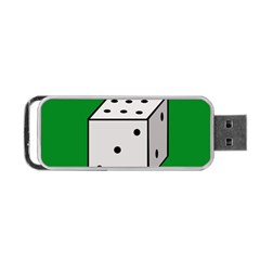 Dice  Portable Usb Flash (two Sides) by Valentinaart