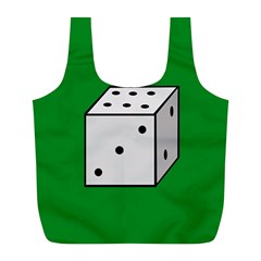 Dice  Full Print Recycle Bags (l)  by Valentinaart