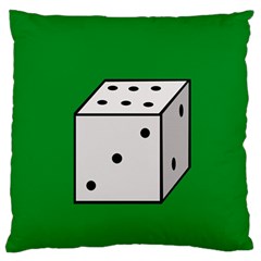 Dice  Standard Flano Cushion Case (two Sides) by Valentinaart