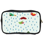 Birds in the rain Toiletries Bags Front