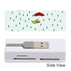 Birds In The Rain Memory Card Reader (stick)  by justynapszczolka