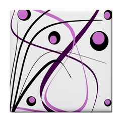 Pink Elegant Design Tile Coasters by Valentinaart