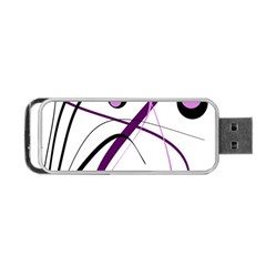 Pink Elegant Design Portable Usb Flash (one Side) by Valentinaart