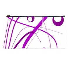 Purple Elegant Design Pencil Cases by Valentinaart