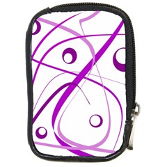 Purple Elegant Design Compact Camera Cases by Valentinaart