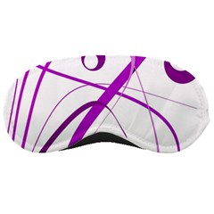 Purple Elegant Design Sleeping Masks by Valentinaart