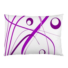 Purple Elegant Design Pillow Case (two Sides) by Valentinaart