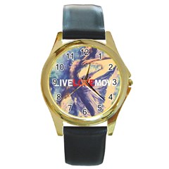 13528811 10209714109751973 5392282854225401171 N Round Gold Metal Watch by jpcool1979