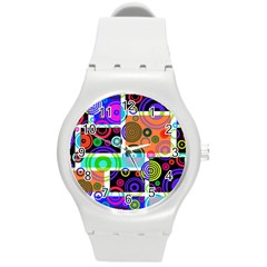 Pizap Com14616118485632 Round Plastic Sport Watch (m) by jpcool1979