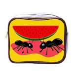 Ants and watermelon  Mini Toiletries Bags Front