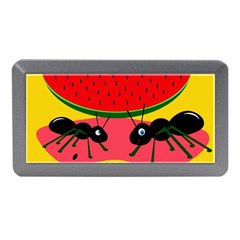 Ants And Watermelon  Memory Card Reader (mini) by Valentinaart