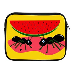 Ants And Watermelon  Apple Ipad 2/3/4 Zipper Cases by Valentinaart