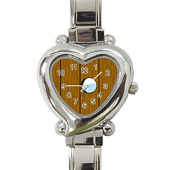 Over The Fence  Heart Italian Charm Watch by Valentinaart