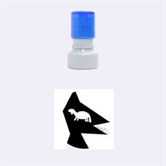 Wolf And Sheep Rubber Round Stamps (small) by Valentinaart