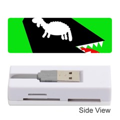 Wolf And Sheep Memory Card Reader (stick)  by Valentinaart