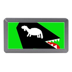 Wolf And Sheep Memory Card Reader (mini) by Valentinaart