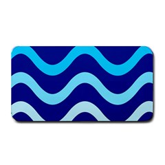 Blue Waves  Medium Bar Mats by Valentinaart