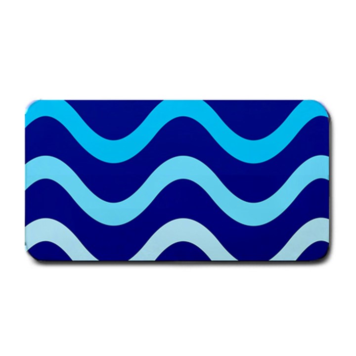 Blue waves  Medium Bar Mats