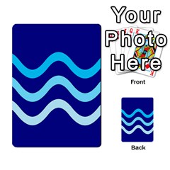 Blue Waves  Multi-purpose Cards (rectangle)  by Valentinaart