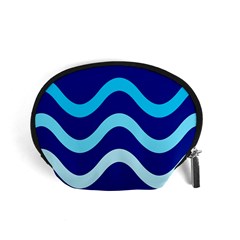 Blue Waves  Accessory Pouches (small)  by Valentinaart