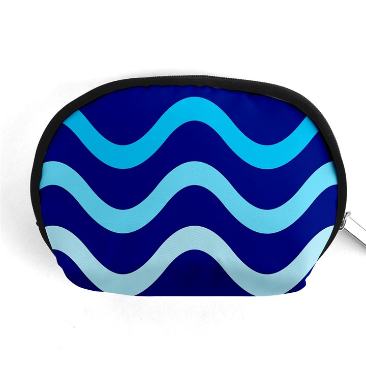 Blue waves  Accessory Pouches (Medium) 