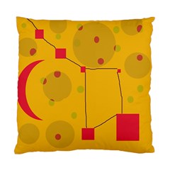 Yellow Abstract Sky Standard Cushion Case (one Side)