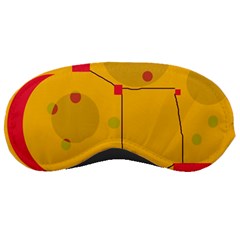 Yellow Abstract Sky Sleeping Masks