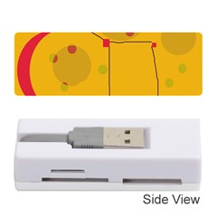 Yellow Abstract Sky Memory Card Reader (stick)  by Valentinaart