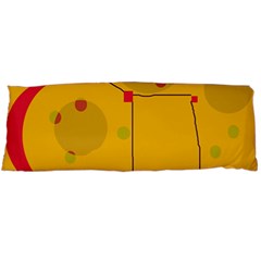 Yellow Abstract Sky Body Pillow Case (dakimakura)