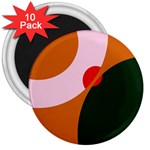 Decorative abstraction  3  Magnets (10 pack)  Front