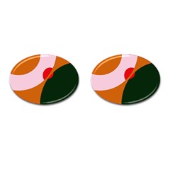 Decorative Abstraction  Cufflinks (oval) by Valentinaart