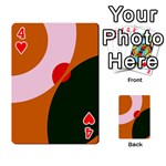 Decorative abstraction  Playing Cards 54 Designs  Front - Heart4