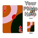 Decorative abstraction  Playing Cards 54 Designs  Front - Heart10