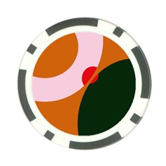 Decorative Abstraction  Poker Chip Card Guards