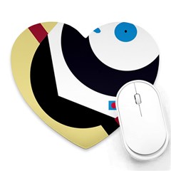 Digital Abstraction Heart Mousepads by Valentinaart