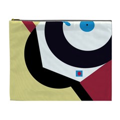 Digital Abstraction Cosmetic Bag (xl) by Valentinaart