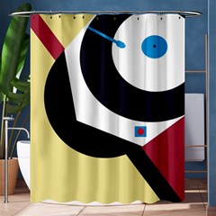 Digital Abstraction Shower Curtain 60  X 72  (medium)  by Valentinaart